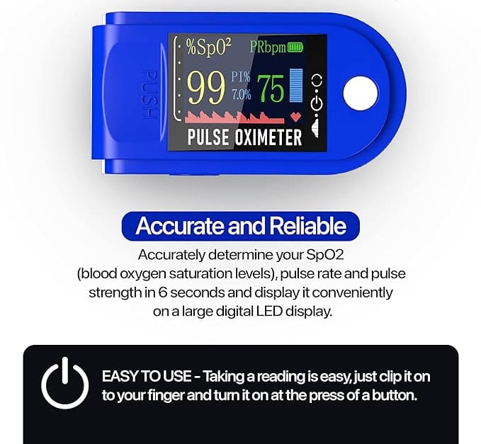 Portable OLED Finger Oximeter